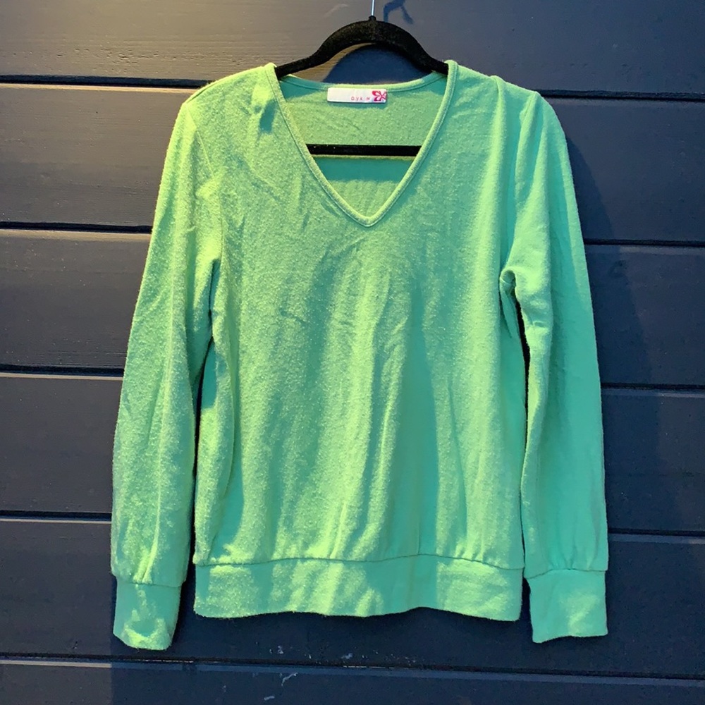 Green sweater